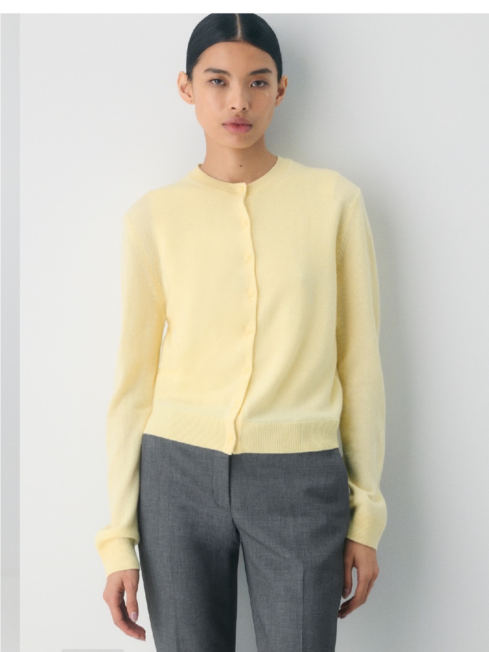 Aritzia Bare Cashmere Noteworthy Cardigan